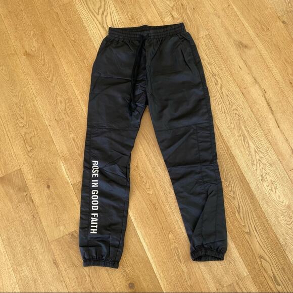 Rose in Good Faith Panel Track Pants in Black - Picture 2 of 9